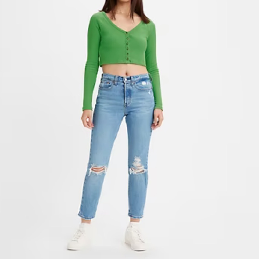 Levi Wedgie Icon Fit Ankle Length Jeans